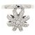 Autre Marque Au750 Weißgold Diamantring Silber - Ansicht 2