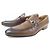 Scarpe in pelle Gucci Marrone - vista 3