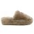 Timeless Chanel G45984B17892 Shearling-Lammfell-Sandalen Beige