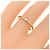 Autre Marque Au750 Roségold Peridot Ring Pink - Ansicht 5