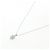 Autre Marque Collana a fiore con diamanti in oro bianco PT900 Au750 Argento - vista 2