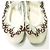 Autre Marque Mrs ROSE Bestickte Tüll-Kung-Fu-Schuhe Weiß - Ansicht 5