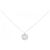 Autre Marque Collana in oro bianco Au750 e diamanti Argento