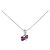 Autre Marque Collana in granato e diamante Pt900 Pt850 Rosso