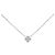 Autre Marque Collana in oro bianco Au750 e diamanti Argento