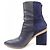Hermès 172054Z Botas Botas de cuero Azul Azul marino - vista 2