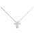 Autre Marque Collana a Croce con Diamanti in Oro Bianco 18K Asprey Argento