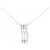 Collana Tasaki in oro Au750 e diamanti Argento