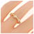 Chanel Matelassé Ring Golden - Ansicht 5