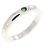 Tiffany & Co Tiffany Silberner Ring mit Smaragd