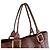 Borsa Tote Gucci in pelle marrone - vista 12
