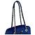 Borsa a tracolla in nylon blu scuro Prada - vista 10