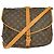 Louis Vuitton Saumur Monogram Canvas 35 Braun