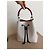Louis Vuitton Noé BB borsa a secchiello in pelle Epi Nero Bianco Rosso - vista 3