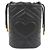 Borsa a tracolla Gucci GG Marmont in pelle nera Nero - vista 2