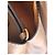 Borsa a tracolla in pelle grigia Coach Marrone Grigio - vista 7