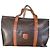 Céline Borsa da viaggio Celine in tela monogram marrone e pelle caramello Monogramma