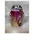 Clutch Louis Vuitton Canette « The It Can » Rosa e Giallo Metallico - vista 3