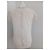 Des Petits Hauts T-shirt de lin e seda cinza e creme Cru - vista 3