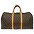 Borsa Keepall Louis Vuitton in tela Monogram 50 Marrone - vista 2