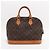 Borsa Louis Vuitton Moon Alma in Tela Monogram Marrone - vista 2