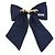 Barrette in nylon TESSUTO blu navy Prada - vista 2