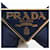 Barrette in nylon TESSUTO blu navy Prada - vista 5