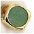 Ring Hermès Anillo de banda de metal y corozo verde Hermes - vista 5
