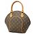 Borsa Louis Vuitton Monogram Ellipse PM Marrone