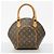 Borsa Louis Vuitton Monogram Ellipse PM Marrone - vista 10