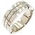 Anello Cartier Tank Française Small in oro bianco 18K
