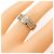 Anello Cartier Tank Française Small in oro bianco 18K - vista 4