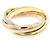 Anello Cartier Trinity in oro rosa bianco e giallo 18K