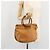 Borsa BOTTEGA VENETA PVC Canvas Beige Oro Autentica BAZ703 D'oro - vista 22