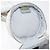 Borsa a tracolla CHANEL Sports Choco Bar Nylon Bianco Argento CC Auth 126116A - vista 19