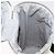 Borsa a tracolla CHANEL Sports Choco Bar Nylon Bianco Argento CC Auth 126116A - vista 21