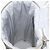Borsa a tracolla CHANEL Sports Choco Bar Nylon Bianco Argento CC Auth 126116A - vista 22