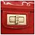 CHANEL Chain Shoulder Wallet Lackleder Orange Gold CC Auth 130637 Golden - Ansicht 16