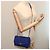 CHANEL Diana Matelasse Chain Shoulder Bag Canvas Blue Gold CC Auth 70391SAM D'oro - vista 21