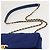 CHANEL Diana Matelasse Chain Shoulder Bag Canvas Blue Gold CC Auth 70391SAM D'oro - vista 8
