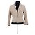 Diane Von Furstenberg Beige Lederjacke