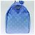 LOUIS VUITTON Monogram Clouds Keepall Bandouliere 50 Bag M45428 LV Auth 80910SAV Bianco Blu - vista 3