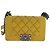 CHANEL Matelasse 20 Chain Boy Chanel Shoulder Bag Velor Yellow CC Auth 94468V Giallo - vista 13