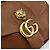 Borsa a Spalla GUCCI in Pelle Marrone Oro 409154 Auth mr2049 D'oro - vista 14