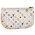 LOUIS VUITTON Monogram Multicolor Pochette MM Pochette Bianco M60028 LV Auth ki6606A - vista 3