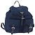 Zaino PRADA Nylon Navy Silver Auth 161363 Argento Blu navy