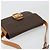 16 Céline CELINE Borsa Macadam Canvas Horse Carriage in PVC e pelle Marrone Oro Autentica 184567 D'oro - vista 6
