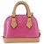 LOUIS VUITTON Monogram Vernis Micro Alma Bag Charm Pink M01706 LV Auth 185054SAM Rosa - vista 2