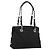 Borsa a Spalla con Catena PRADA Nylon Nero Argento Auth 184635V