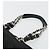 Borsa a Spalla con Catena PRADA Nylon Nero Argento Auth 184635V - vista 14